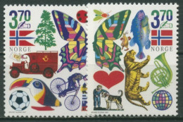 Norwegen 1997 Beliebte Briefmarkenmotive 1263/64 Postfrisch - Ongebruikt