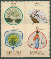 Macau 1987 Kunst Kultur Fächer 575/78 Postfrisch - Ongebruikt