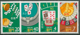 Macau 1987 Kunst Kultur Glücksspiele 579/82 Postfrisch - Ongebruikt