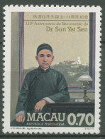 Macau 1986 Chinesischer Politiker Sun Yatsen 566 Postfrisch - Ongebruikt