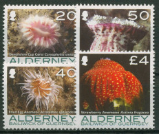 Alderney 2007 Meerestiere Anemone Koralle 310/13 Postfrisch - Alderney