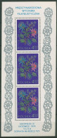 Polen 1974 SOCPHILEX'Katowice Blumenstickerei Block 57 Postfrisch (C93279) - Blocs & Hojas