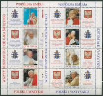 Polen 2004 Pabst Johannes Paul II. Kleinbogen 4109/16 K Postfrisch (C63062) - Blocs & Hojas