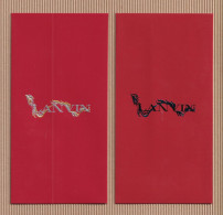CC Chinese Lunar New Year ‘ LANVIN X 2 CNY 2024'  Pockets RED ENVELOPES - Modern (ab 1961)