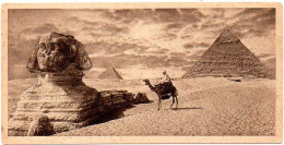 EGYPT Ca 1915. UNCIRCULATED POSTAL CARD Depicting SPHINX And PYRAMIDS In CAIRO - Sfinge