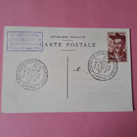 Exposition Postale Et Philatélique Strasbourg 20-08-1950 - Aushilfsstempel