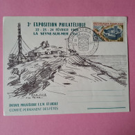 3e Exposition Philatélique 22 - 23 -24 Février 1964 - La Seyne Sur Mer (Var) 22-02-1964 - Cachets Provisoires