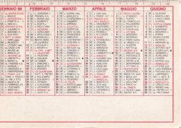 Calendarietto - Anno 1988 - Kleinformat : 1981-90