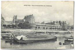 PENICHE - NANTES - Vue D'ensemble Du Château - Houseboats