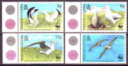 TRISTAN Da CUNHA - WWF  BIRDS ALBATROSS - **MNH - 1999 - Unused Stamps