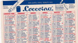 Calendarietto - Coccoina - Zenhit - Anno 1988 - Formato Piccolo : 1981-90