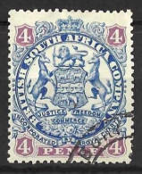 RHODESIA...QUEEN VICTORIA..(1837-01.).......4d......SG44a......DIE II......CDS......VFU.. - Rodesia Del Sur (...-1964)