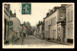 28 - EPERNON - RUE DE LA MADELEINE - CARTE COLORISEE - Epernon