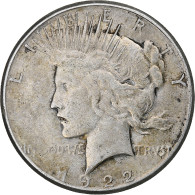 États-Unis, Dollar, Peace, 1922, San Francisco, Argent, TB+, KM:150 - 1921-1935: Peace (Pace)