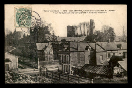 76 - LILLEBONNE - RUINES DU CHATEAU ET CHATEAU MODERNE - Lillebonne