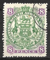 RHODESIA...QUEEN VICTORIA...(1837-01..)....." 1897.."......8d......SG72...TONE SPOT......CTO....USED. - Rodesia Del Sur (...-1964)