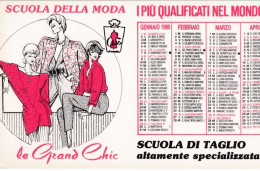 Calendarietto - Le Grand Chic - Scuola Della Moda - Anno 1989 - Petit Format : 1981-90