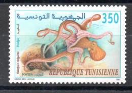 1997- Tunisia- Molluscs - Mollusques - Octopus - Poulpe - Pieuvre - Calmar  - 1v.MNH** - Autres & Non Classés