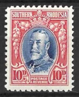 SOUTHERN  RHODESIA...KING GEORGE ..V....(1910-36.)..." 1931.."........10d....SG22.......P12......MH.... - Rhodesia Del Sud (...-1964)