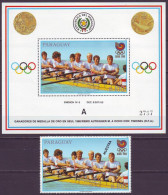 PARAGUAY - ROWING MS + MUESTRA STAMP - **MNH -  1988 - Canottaggio