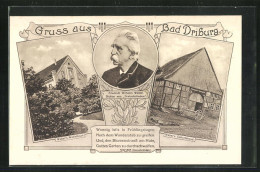 AK Bad Driburg, Dichter Friedrich Wilhelm Weber, Wohn- Und Geburtshaus  - Bad Driburg