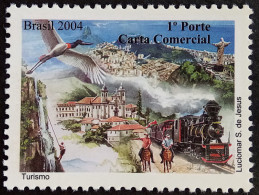 C 2598 Brazil Depersonalized Stamp Tourism Horse Train Church 2004 - Unused Stamps