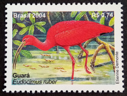 C 2564 Brazil Depersonalized Stamp Bird Guara 2004 - Gepersonaliseerde Postzegels