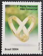 C 2559 Brazil Depersonalized Stamp Alliance Engagement Wedding 2004 - Personalisiert