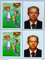 C 2558 Brazil Personalized Stamp Romance 2004 Old Man Block Of 4 - Personalized Stamps