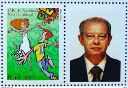 C 2558 Brazil Personalized Stamp Romance 2004 Old Man - Personalizzati