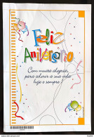 Brazil Aerogram Cod 135 Anniversary Confettes 2004 - Enteros Postales