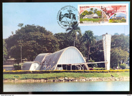 Brazil Maximum Card 2004 Architectural Ensemble Of Pampulha CBC MG Postcard - Other & Unclassified