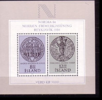 ISLAND BLOCK 5 POSTFRISCH(MINT) NORDIA `84 KLOSTERSIEGEL - Hojas Y Bloques