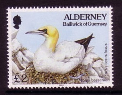 ALDERNEY MI-NR. 82 POSTFRISCH FAUNA + FLORA - BASSTÖLPEL 1995 - Alderney