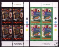 ALBANIEN MI-NR. 2928-2929 POSTFRISCH(MINT) ECKRANDVIERERBLOCK EUROPA 2003 PLAKATKUNST - 2003