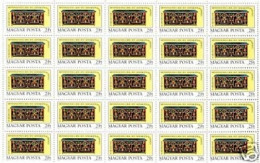 UNGARN MI-NR. 3505-3506 A POSTFRISCH(MINT) BOGENSATZ (50) TAG DER BRIEFMARKE 1981 BRAUTTRUHEN - Full Sheets & Multiples