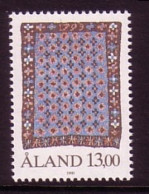 ALAND MI-NR. 41 POSTFRISCH(MINT) GEKNÜPFTE TAGES-BETTDECKE 1990 - Aland