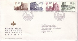 GROSSBRITANNIEN MI-NR. 1174-1177 FDC BURGEN WINDSOR EDINBURGH - Castillos