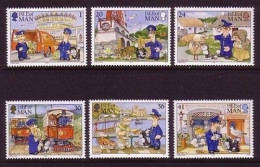 INSEL MAN MI-NR. 602-607 POSTFRISCH(MINT) BRIEFTRÄGER PAT 1994 KATZEN - Isola Di Man