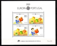 PORTUGAL BLOCK 64 POSTFRISCH(MINT) EUROPA CEPT 1989 KINDERSPIELE - 1989