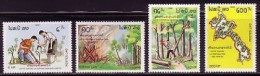 LAOS MI-NR. 1142-1145 POSTFRISCH(MINT) SCHUTZ DES WALDES - AUFFORSTUNG - Laos