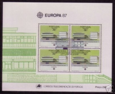 MADEIRA BLOCK 8 GESTEMPELT(USED) EUROPA 1987 MODERNE ARCHITEKTUR - 1987