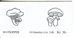 NORWEGEN MH 13 POSTFRISCH(MINT) PILZE 1989 PFIFFERLING BUTTERPILZ - Postzegelboekjes