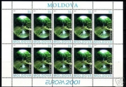 MOLDAWIEN MI-NR. 388 POSTFRISCH(MINT) KLEINBOGEN EUROPA 2001 WASSER - 2001