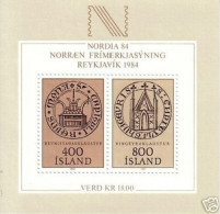 ISLAND BLOCK 4 POSTFRISCH(MINT) KLOSTERSIEGEL NORDIA`84 - Blocchi & Foglietti