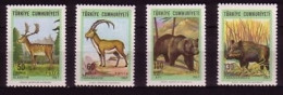 TÜRKEI MI-NR. 2038-2041 POSTFRISCH(MINT) BRAUNBÄR, HIRSCH,ZIEGE, WILDSCHWEIN - Unused Stamps