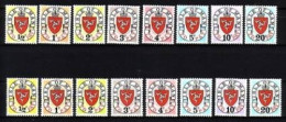 ISLE OF MAN PORTOMARKEN 1-8 I + II POSTFRISCH(MINT) LANDESWAPPEN - Stamps