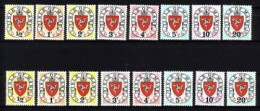 ISLE OF MAN PORTOMARKEN 1-8 I + II POSTFRISCH(MINT) LANDESWAPPEN - Francobolli