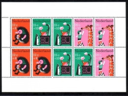 NIEDERLANDE BLOCK 6 POSTFRISCH(MINT) VOOR HET KIND 1967 KINDERLIEDER - Blocks & Sheetlets