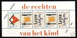 NIEDERLANDE BLOCK 33 POSTFRISCH(MINT) DAS KIND UND SEINE RECHTE 1989 - Blocks & Sheetlets